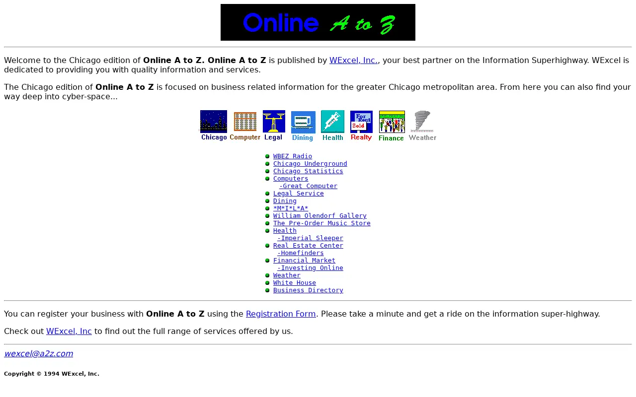 a2z.com in 1996
