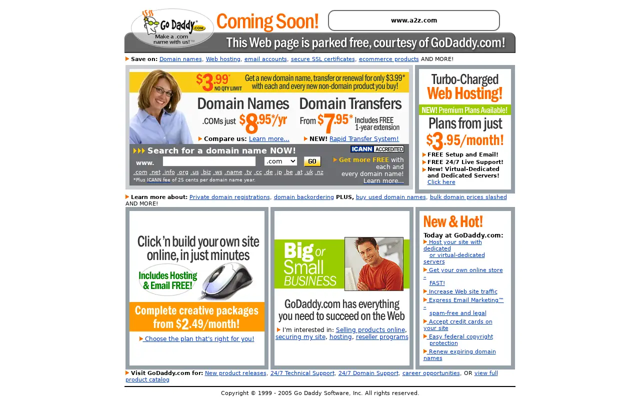 a2z.com in 2005