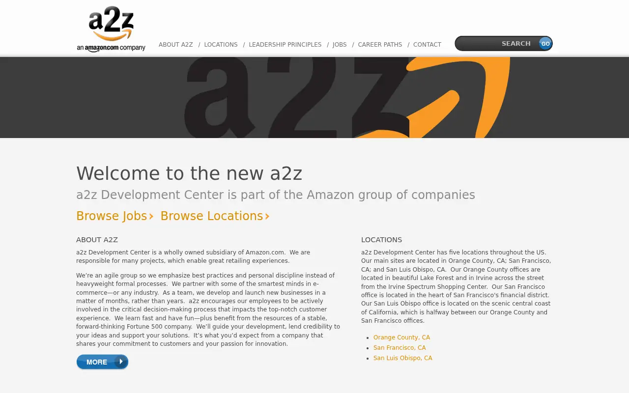 a2z.com in 2011