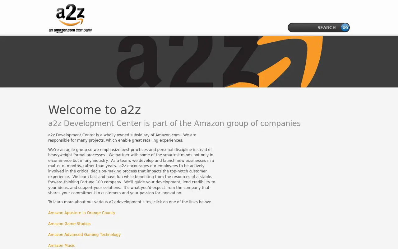 a2z.com in 2013