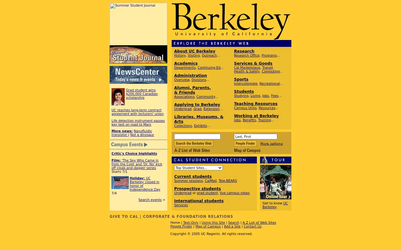 berkeley.edu in 2005
