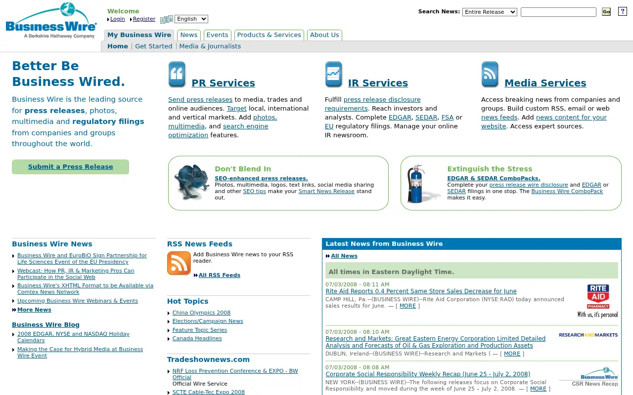 businesswire.com in 2008