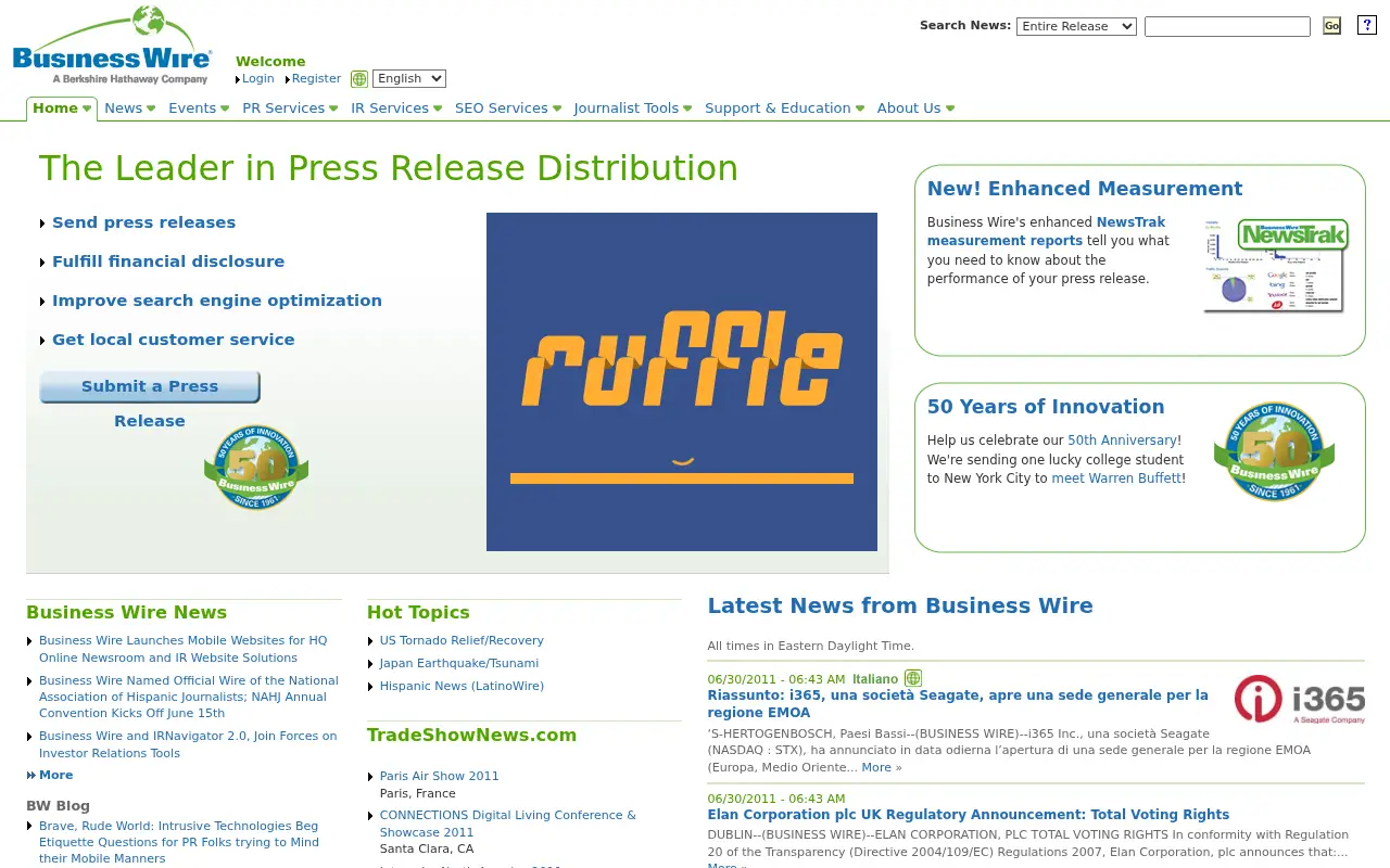 businesswire.com in 2011
