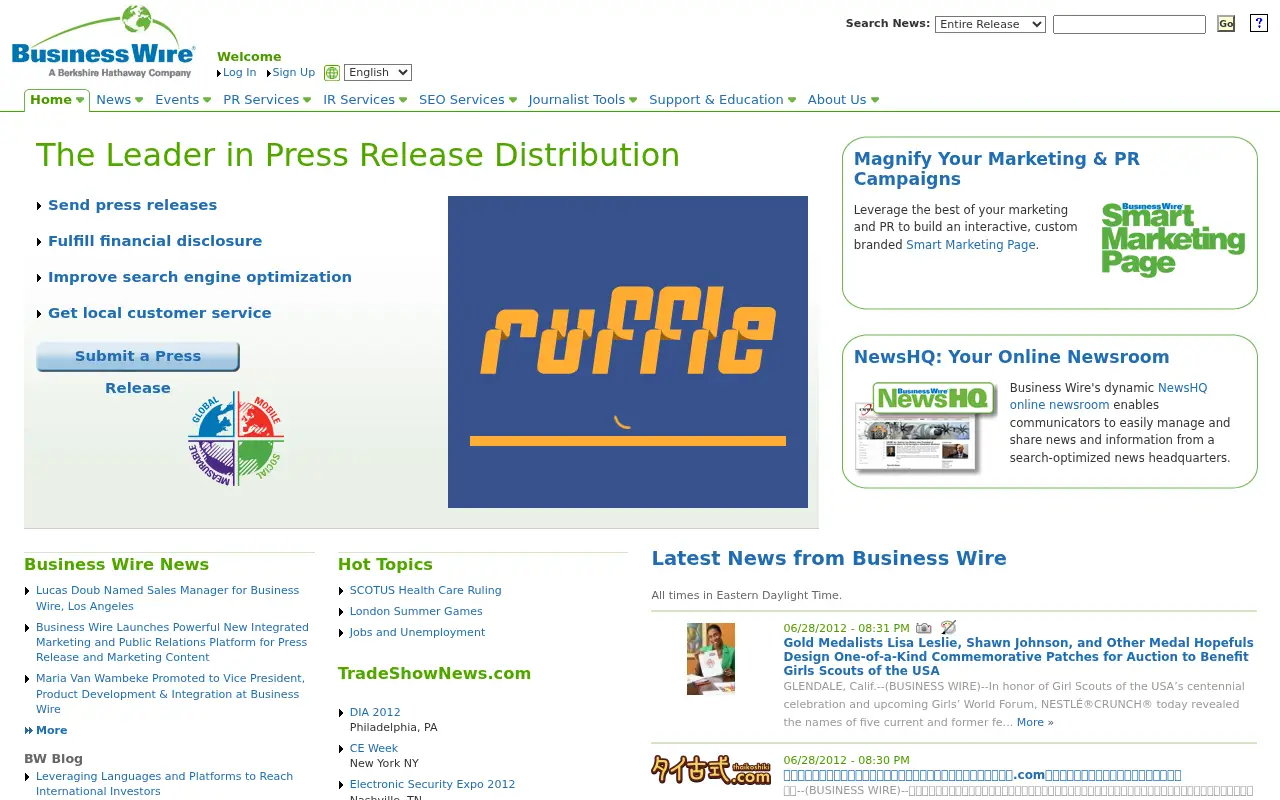 businesswire.com in 2012