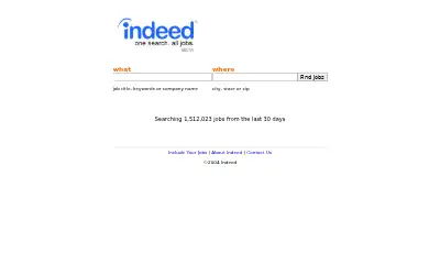 indeed.com in 2004