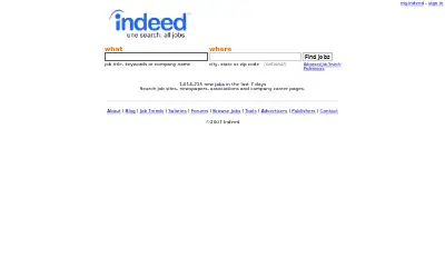 indeed.com in 2007