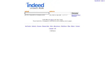 indeed.com in 2008