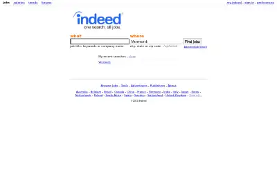 indeed.com in 2010