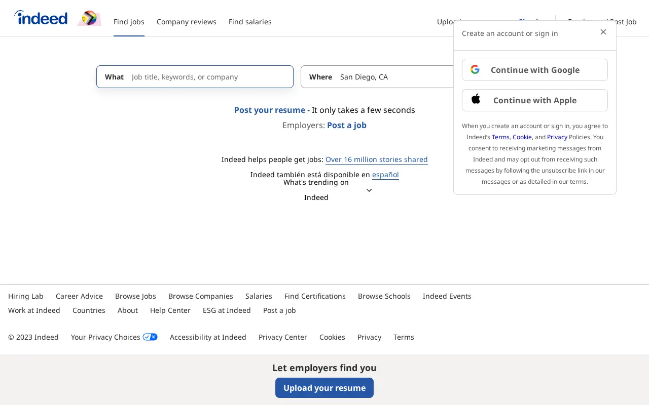 indeed.com in 2023
