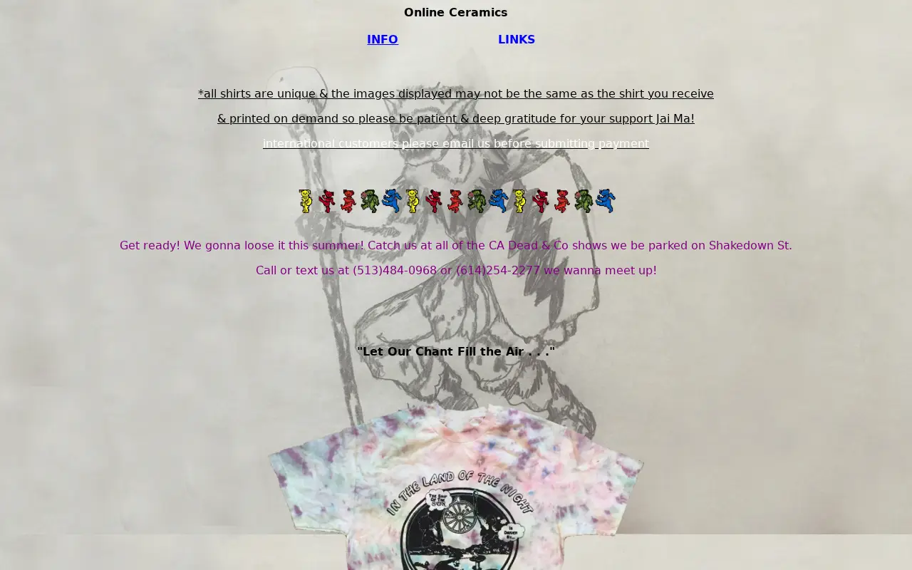 online-ceramics.com in 2016