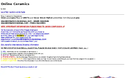 online-ceramics.com in 2019