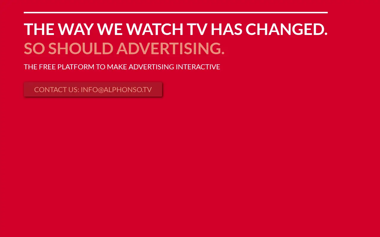 alphonso.tv in 2013