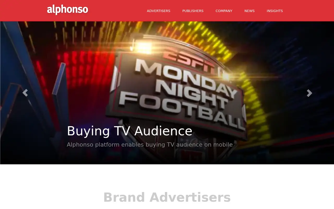alphonso.tv in 2016