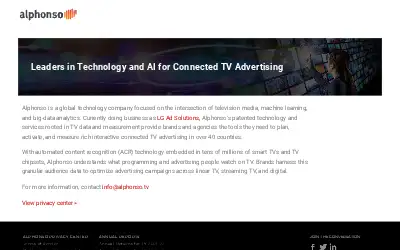 alphonso.tv in 2023