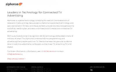 alphonso.tv in 2026