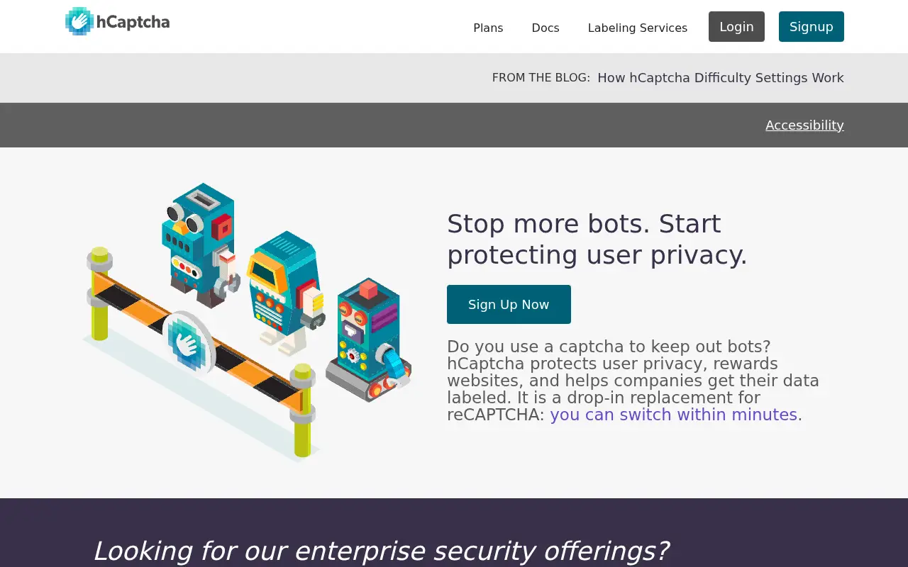 hcaptcha.com in 2021