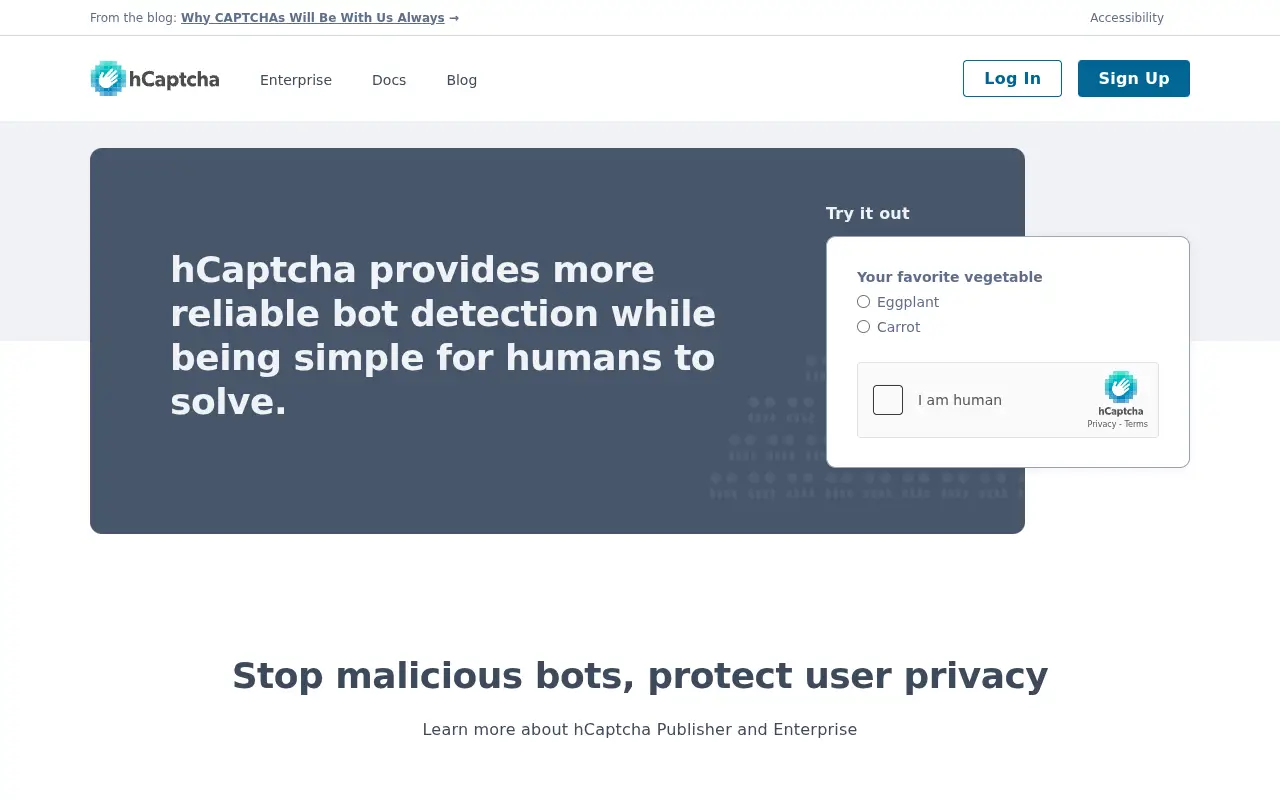 hcaptcha.com in 2022