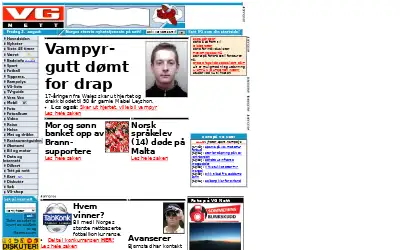 vg.no in 2002