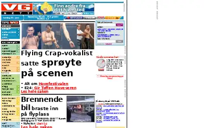vg.no in 2007
