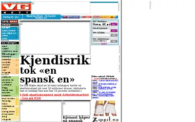 vg.no in 2008