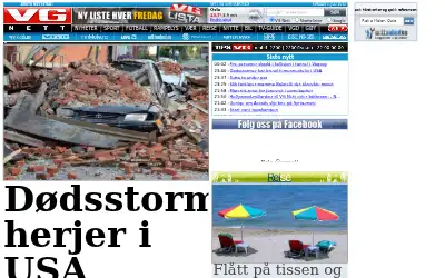 vg.no in 2012