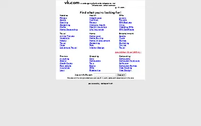 vk.com in 2001