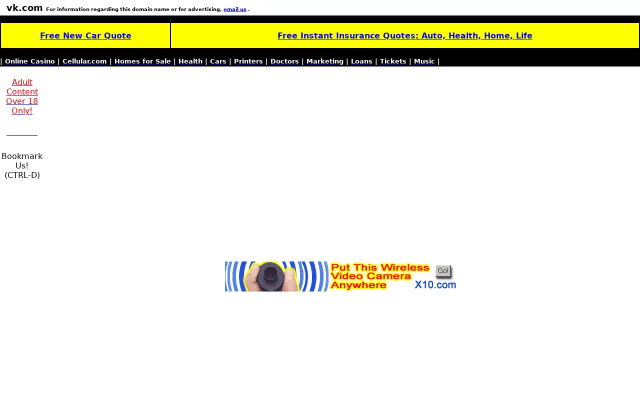 vk.com on July 25, 2002