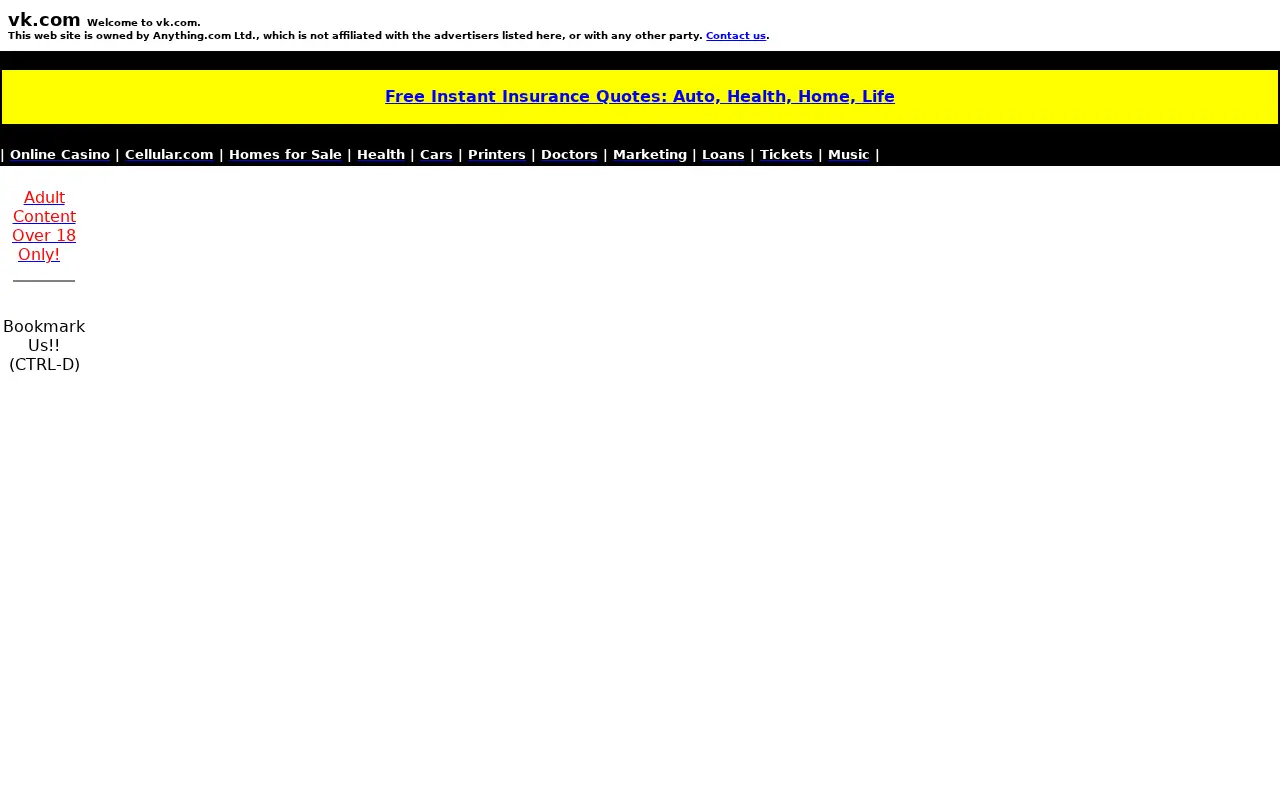 vk.com in 2003