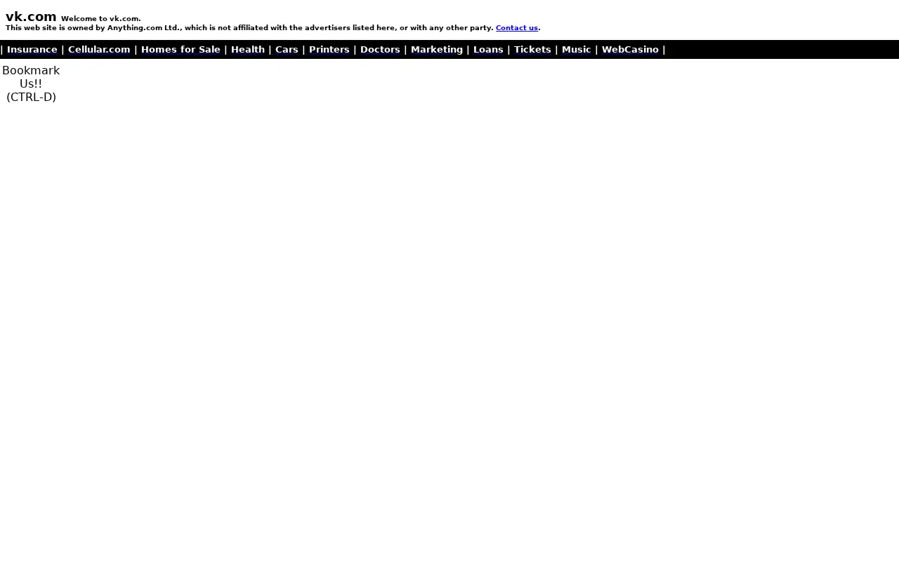 vk.com in 2004