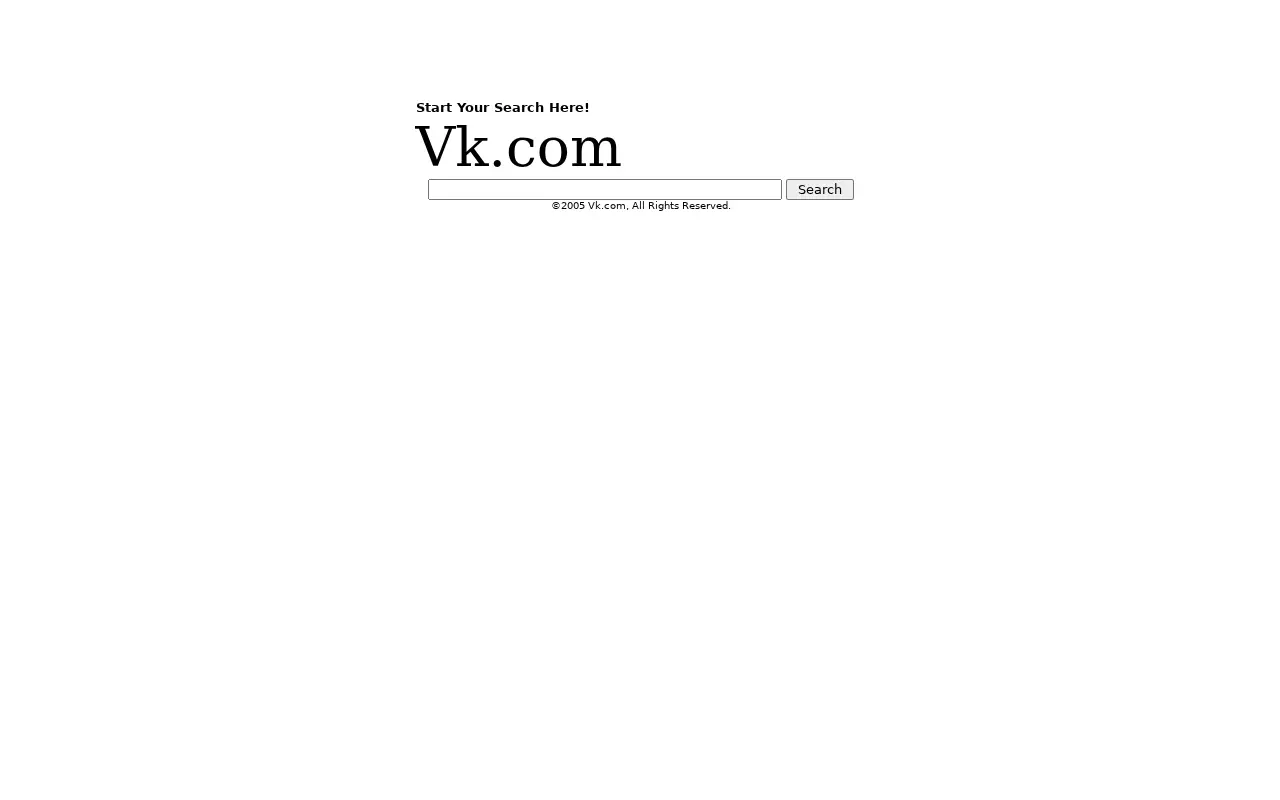 vk.com in 2006