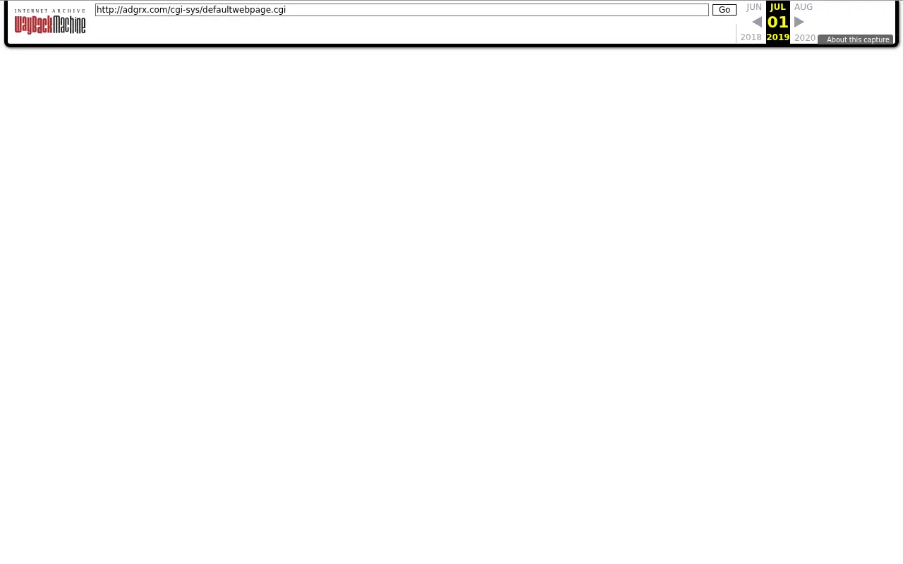 adgrx.com in 2019
