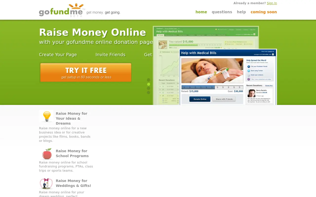 gofundme.com in 2010