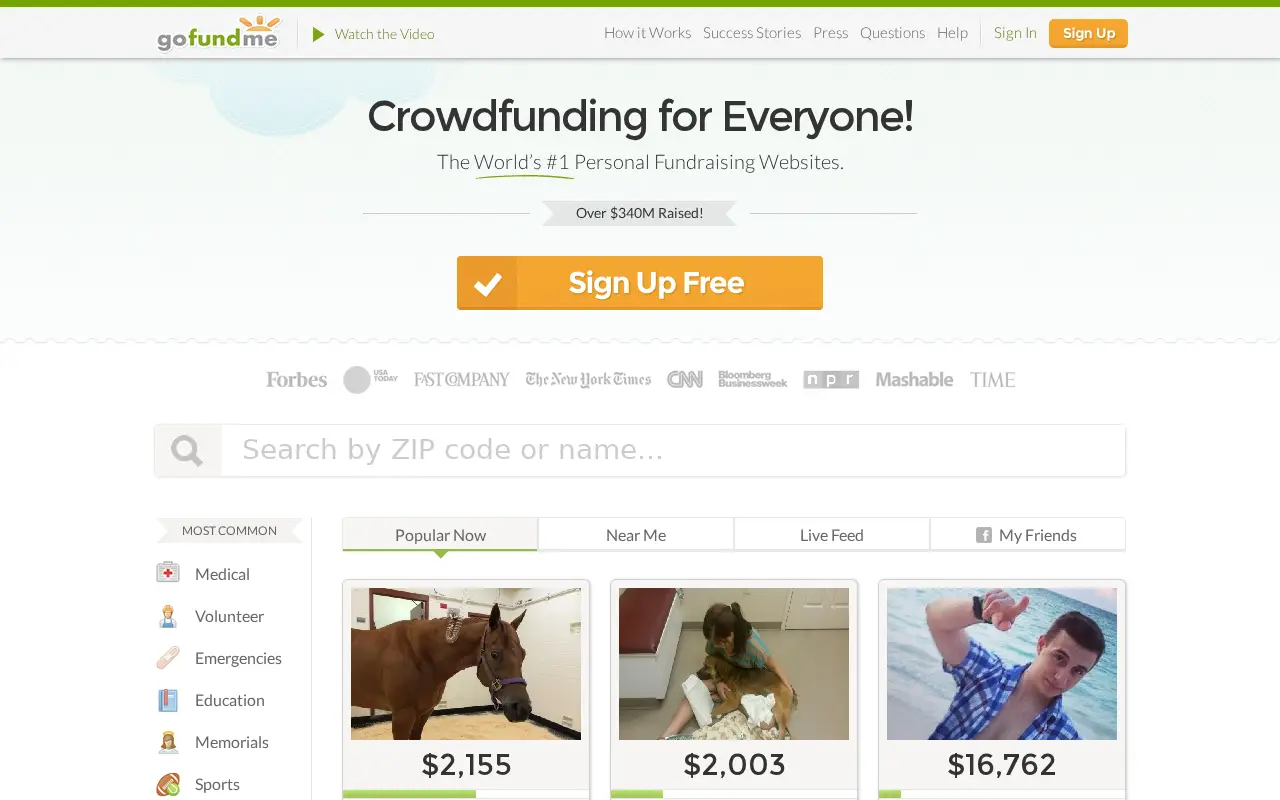 gofundme.com in 2014
