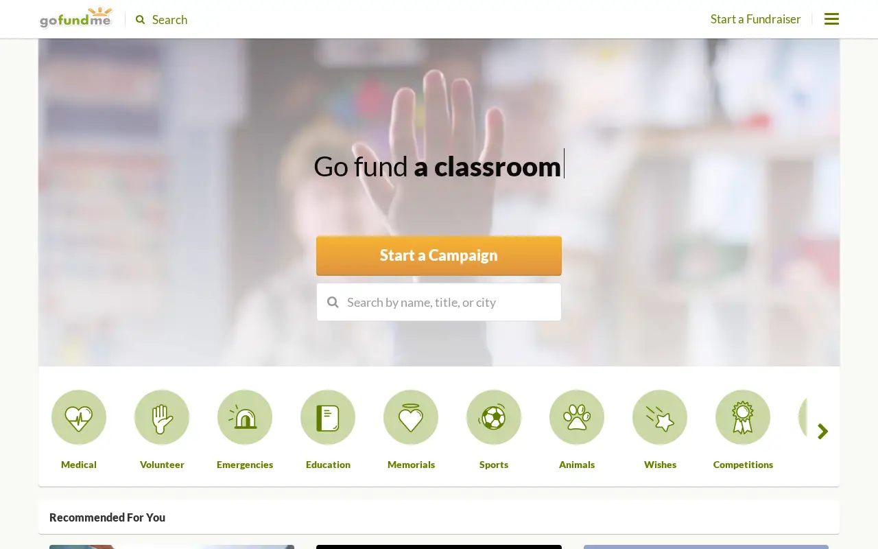gofundme.com in 2017