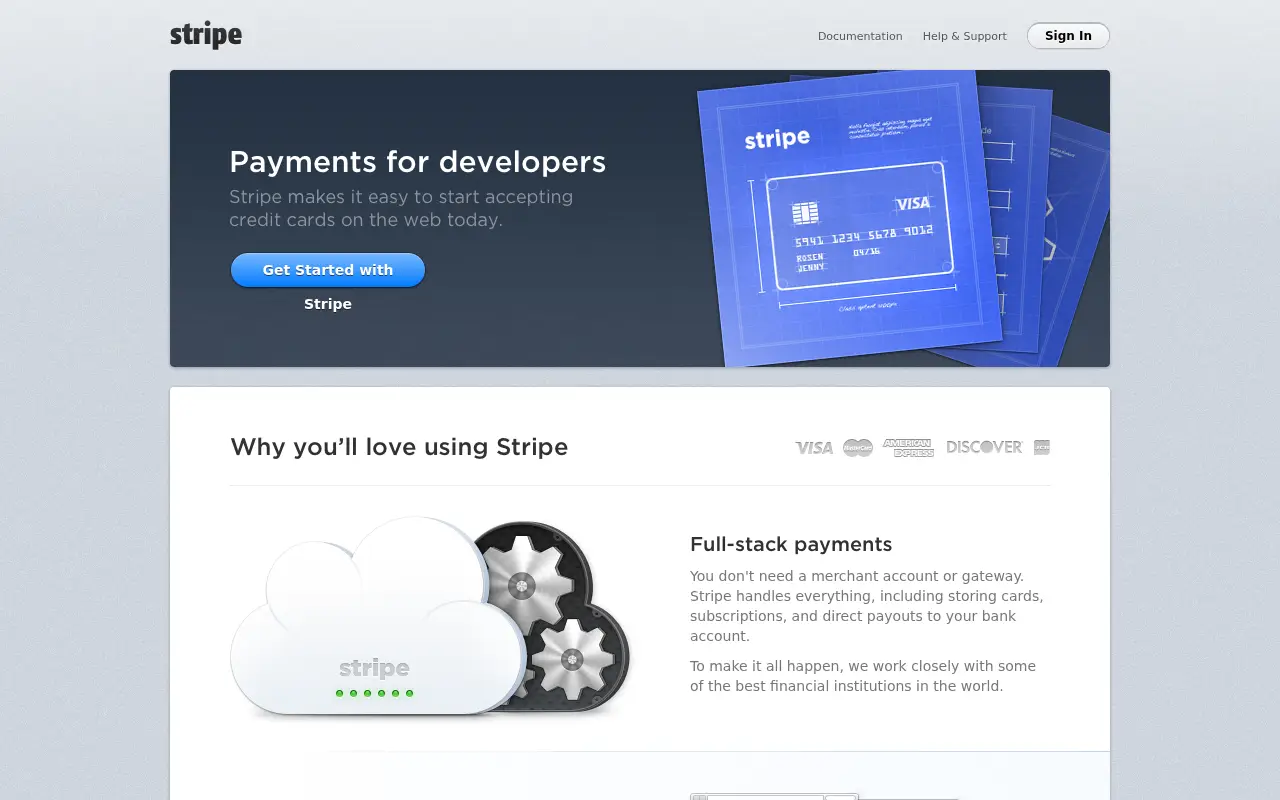 stripe.com in 2011