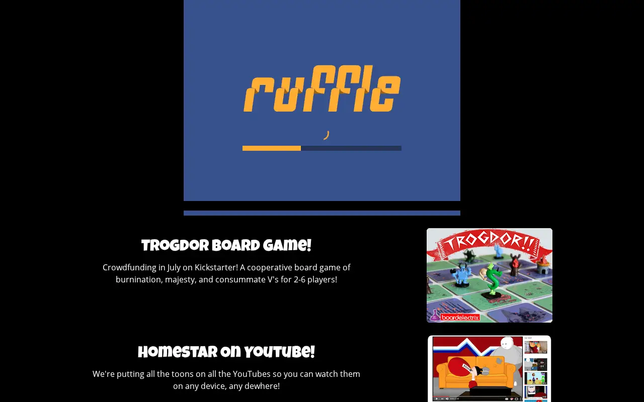 homestarrunner.com in 2018