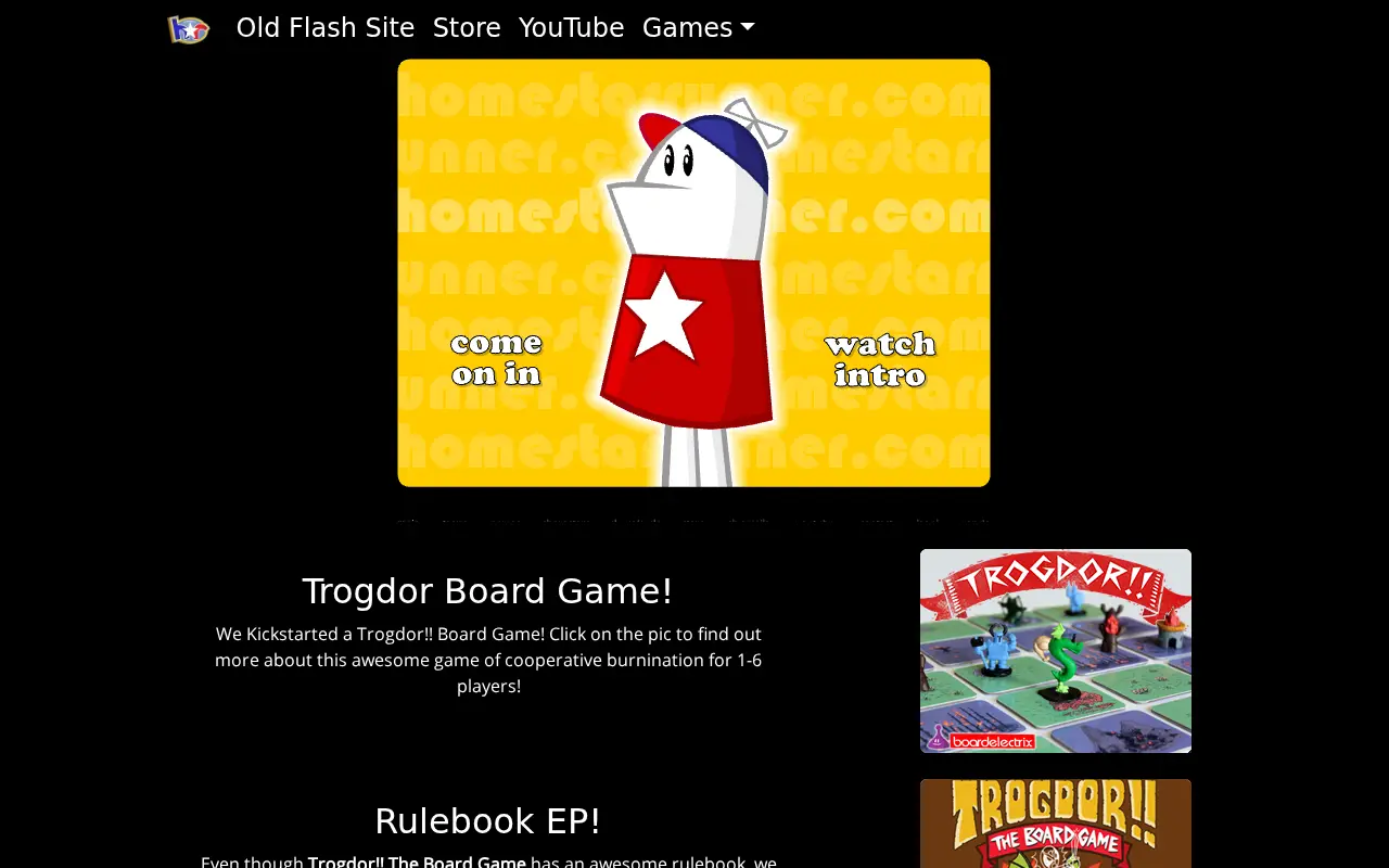 homestarrunner.com in 2019