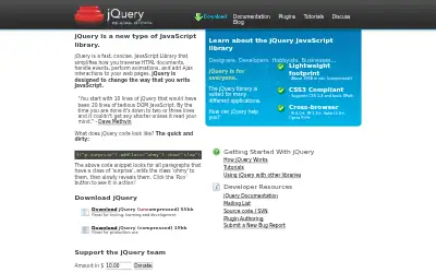 jquery.com in 2007