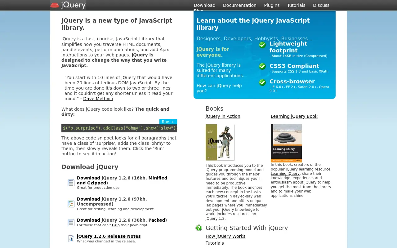 jquery.com in 2008