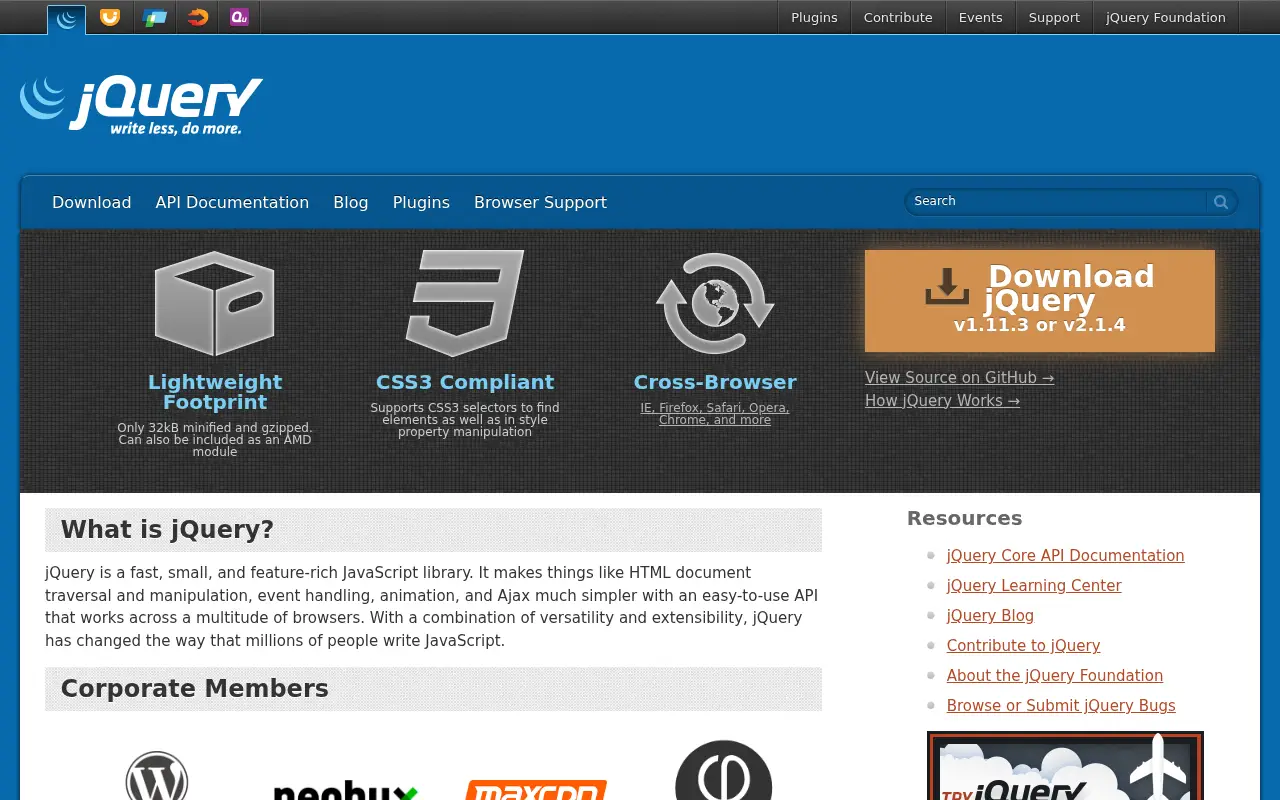 jquery.com on July 1, 2015