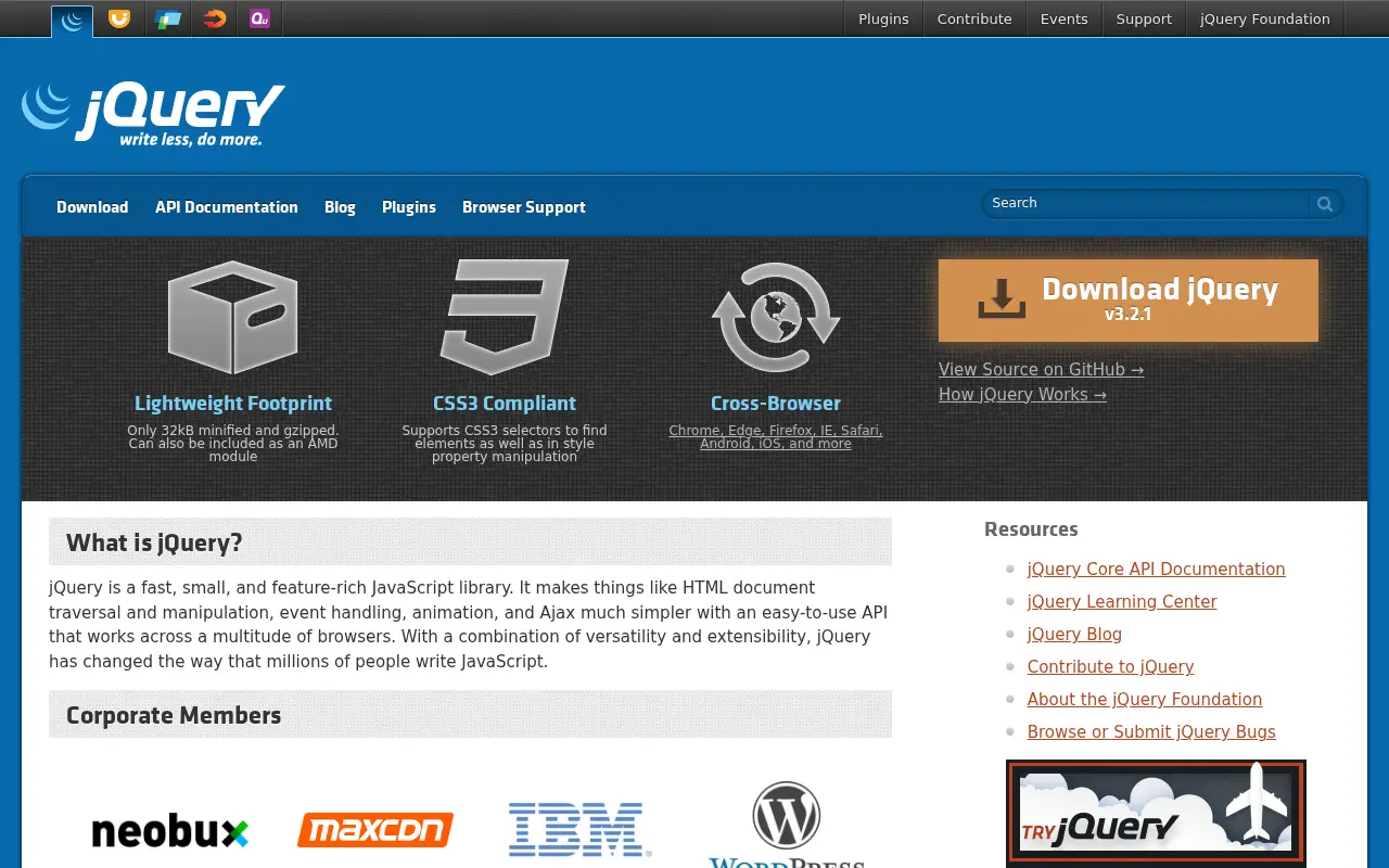 jquery.com on June 30, 2017