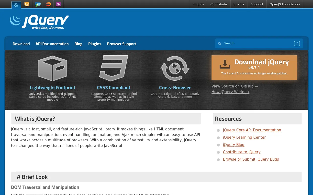jquery.com in 2024