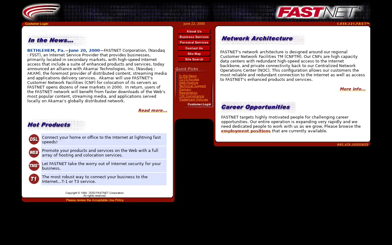 fast.com in 2000