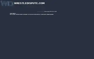 wrestledispute.com in 2002