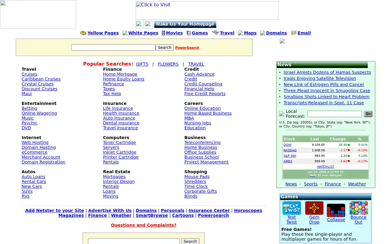 wrestledispute.com in 2003