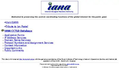 iana.org in 2000