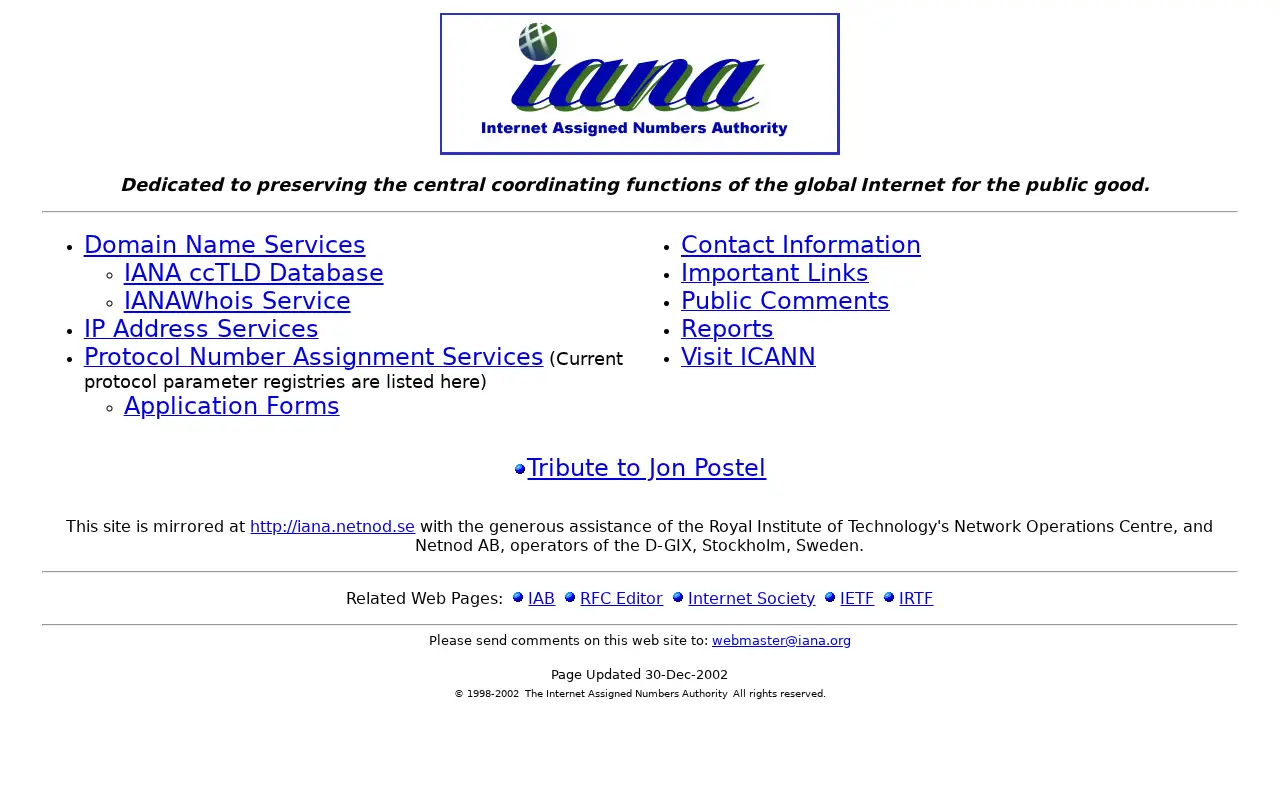 iana.org in 2003