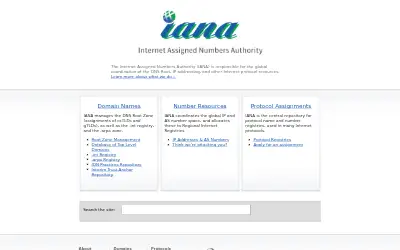 iana.org in 2010