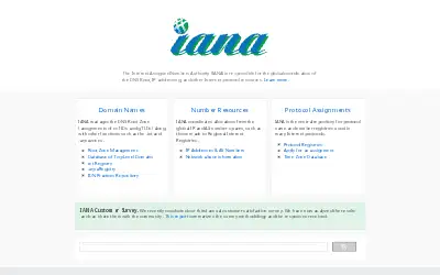 iana.org in 2016