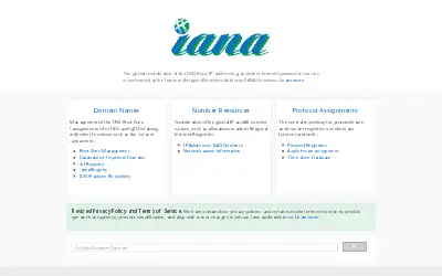 iana.org in 2018